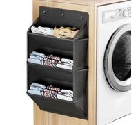 Shoe Storage - 3 Layer Deep Shoe Rack for Basement, Foldable Organizer with Breathable Fabric, Space Saving, Hanging Closet for Bedroom, Bathroom, Do