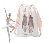 Shoe Storage Bags | Drawstring Storage Bag for Dance Shoes | Lightweight Dustproof Pouches for Ballet Accessories Travel Gym Backstage, champagne, Se référer au descriptif, Refer to description