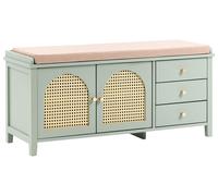Shoe Storage Bench BENDIGO Mint Green