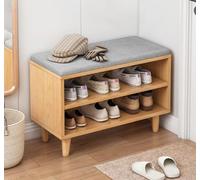 Shoe Storage Bench - Entryway Organizer with Comfortable Seat for Small Spaces - Efficient and Stylish Design for Tidy Living