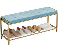 Shoe Storage Bench, Entryway Stacking Stool, Nordic Design Iron Frame, Space-Saving Rack for Home Organization, Stylish Changing Seat for Entrance