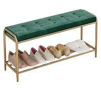 Shoe Storage Bench, Entryway Stacking Stool, Nordic Design Iron Frame, Space-Saving Rack for Home Organization, Stylish Changing Seat for Entrance