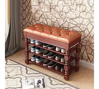 Shoe Storage Bench with Dustproof Design, Space-Saving Minimalist Stool for Entryway Organization