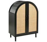 Beliani Shoe Storage Cabinet Bicheno Black