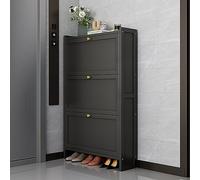 Shoe Storage Cabinet Cabinets Hallway Slim Cupboard Cupboards Hallways Slimline Tall Rattan Sideboard Narrow Large,Entryway Shoe Storage Organizer, ,Wooden Shoe Rack for Door, Free Standing