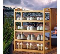 Shoe Storage Cabinet Cabinets Hallway Slim Cupboard Cupboards Hallways Slimline Tall Rattan Sideboard,Multi-Functional Bamboo Shoe Rack - Entryway Shoe Organizer, Wood Storage Shelf for Hall