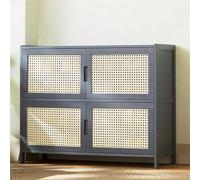 Shoe Storage Cabinet Cabinets Hallway Slim Cupboard Cupboards Hallways Slimline Tall Rattan Sideboard Narrow Large，Shoe Cabinet,Shoe Storage Organizer for Entryway, Freestanding Shoe Rack wi