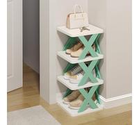 Shoe Storage Cabinet Cabinets Hallway Slim Cupboard Cupboards Hallways Slimline Tall Rattan Sideboard Narrow Large,4-Tier Multi-Layer Shoe Rack, Narrow Free Standing Storage Organizer, Stack