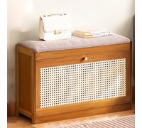 Shoe Storage Cabinet Cabinets Hallway Slim Cupboard Cupboards Hallways Slimline Tall Rattan Sideboard Narrow Large，Hidden Shoe Cabinet,Bamboo Shoe Rack with Tipping Bucket Shoe Organizer Cab