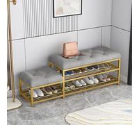 Shoe Storage Cabinet Cabinets Hallway Slim Cupboard Cupboards Hallways Slimline Tall Rattan Sideboard Narrow Large,Sturdy Metal Shoe Rack Bench, Entryway Storage Organizer, Stylish Shoe Benc