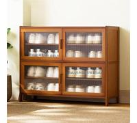 Shoe Storage Cabinet Cabinets Hallway Slim Cupboard Cupboards Hallways Slimline Tall Rattan Sideboard Narrow Large，Shoe Cabinet,Shoe Storage Organizer for Entryway, Freestanding Shoe Rack wi