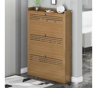 Shoe Storage Cabinet Cabinets Hallway Slim Cupboard Cupboards Hallways Slimline Tall Rattan Sideboard,Slim Bamboo Shoe Storage Cabinet - Tall Narrow Organizer for Bedroom, Entryway & Living