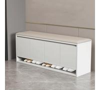 Shoe Storage Cabinet Cabinets Hallway Slim Cupboard Cupboards Hallways Slimline Tall Rattan Sideboard Narrow Large,Shoe Storage Bench Ottomans for Living Room, Shoe Rack Bench with Door & Pa