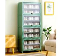 Shoe Storage Cabinet Cabinets Hallway Slim Cupboard Cupboards Hallways Slimline Tall Rattan Sideboard Narrow Large,Bamboo Shoe Storage Cabinet with Door Freestanding Shoe Rack Modern Entrywa