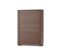 Shoe Storage Cabinet Cabinets Hallway Slim Cupboard Cupboards Hallways Slimline Tall Rattan Sideboard Narrow Large，Shoe Entryway Storage Cabinet Shoe Storage Cabinet for Entryway with 3 Flip