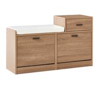 Shoe Storage Cabinet DUBBO Light Brown