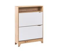 Shoe Storage Cabinet GATTON Light Brown