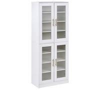 Shoe Storage Cabinet GRIFFITH with LED Lights White