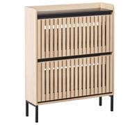 Shoe Storage Cabinet GYMPIE Light Brown