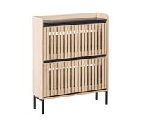 Shoe Storage Cabinet GYMPIE Light Brown
