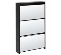 Shoe Storage Cabinet MIDFIELD with Storage Black
