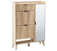 Shoe Storage Cabinet MOONIE Light Brown