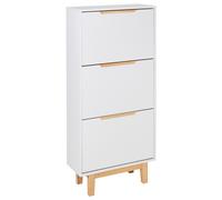 Beliani Shoe Storage Cabinet SANDFLY White, White
