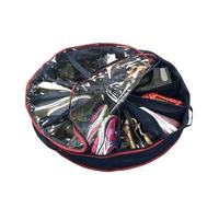 Shoe Storage Organizer - Round Zipper Bag, Travel Shoe Holder | 10 Slots Cover Shoe Case, Storage Organizer 'Closet Portil