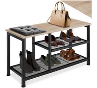 Shoe Storage Rack | 3 Shelves Organiser Cabinet Storage Hallway Boxes Tall Wall