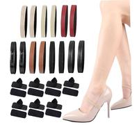 Shoe Straps for Heels 7-Pair Set, PU Leather Elastic Ankle Straps for High Heels and Flats, No-Slip Security Bands (4.3") Home Decor