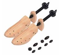 Shoe Stretcher Size 41-46 Made of Solid Pine Wood with Adjustable Two-Way Stretcher, Pressure Point Relief and Moisture Absorption for Shoe Care and Shape Holder in Shoe Cabinet