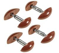 Shoe Stretcher Total of 4 Stretchers, Shape Extenders and Width Extender for Men's & Women's Shoes or Boots, 2 Pairs, Brown