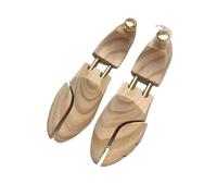 Shoe Stretchers Twin Tube Solid Wood Spring Pine Wood Adjustable Shoe Shaper Men's Shoe Tree(EU 45 46)