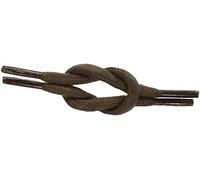 Shoe String UK Laces hand tagged to length 1 pair - 90cm Brown Chunky Wax lace