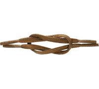Shoe String UK Laces hand tagged to length 1 pair Waxed shoe laces flat 5mm various choice of colours 75cm long (Tan)