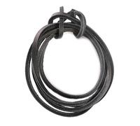 Shoe String UK Laces1 pair Black 120cm Leather Summer Deck Shoe Style Laces. Made in the UK Suitable for Deck Shoes/Boat Shoes and Trainers