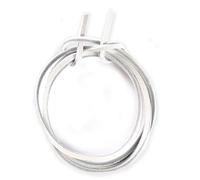 Shoe String UK Laces1 pair White 120cm Leather Summer Deck Shoe Style Laces. Made in the UK Suitable for Deck Shoes/Boat Shoes and Trainers