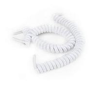 Shoe String UK Laces2 Pairs of White Vizi-coil Elastic No Tie Shoe Laces - Spring elastic coil laces Great for School Shoes and Work Shoes - For Men and Women