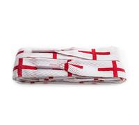 Shoe String UK LacesSt George Flag Shoelaces - Funky Flat Washable Cotton Shoe Laces for Occasions and Parties - Unisex Shoe Lace