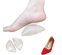 Shoe Transparent Adhesive Arch Pad & Arch Support Insoles by Pedimend - Fits for Flat Feet, Plantar Fasciitis Orthotic Arch Pads, Gel Flat Foot Wedge Shoe Insert (3 Pair, Arch Pads)
