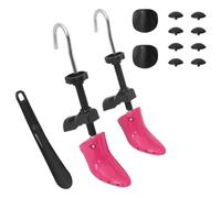 Shoe Tree with Shoe Horn Pink Plastic EU 34-40 Shoe Stretcher Shoe Shaper Boot Stretcher for Shoe Care and Shape Holder Against Wrinkles and Deformation in Shoe Cabinet Hallway Travel