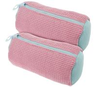 Shoe Washing Bag 2PCS Shoe Washing Bag Cotton Laundry Net Fluffy Fibers Easily Remove Dirt Shoes Washing Bags Anti-Deformation Organizer(Rose Color)
