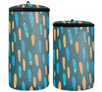 Shoe Washing Bag Shoe Washing Bag For Sneakers 2 pcs Shoes Laundry Bag Shoes Cleaning Bag, Wave Straight line blue, One Size