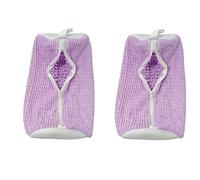 Shoe Washing Bag with Cleaning Brush Interior, Machine Washable Sneaker Cleaner Case with Zipper, Purple, Brief