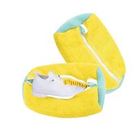 Shoe Washing Machine Bag - 2 Pcs Set - Resuable Shoe Bag for Washing Machine and Dryer - 360° Wrap Shoe Washing Bag for Sneakers, Boots & Delicate Footwear