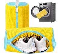 Shoe Washing Machine Bag for Washer & Dryer - 2 Pack Laundry Shoe Bags for Sneakers, Mesh Shoe Washing Bag with Zipper, Protect Shoes in Washing Machine