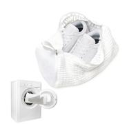 Shoe Washing Machine Bag Reusable, 360° Protection Trainer Washing Bag with Zipper, Heavy-Duty Laundry Shoe Bag for Sneakers, Running Shoes & Delicates, Ideal for Light-Coloured Shoes (1 Pack)