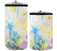 Shoe Washing Machine Bag Sneaker Wash Bag 2 pcs Laundry Shoe Bag For Washer Tennis Shoe Washing Machine Bag Watercolour Marble Vintage, Multi, One Size, Modern