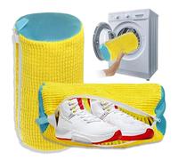 Shoe Washing Machine Bag,Trainer Washing Machine Bag,2 Pcs Reusable Shoe Bag for Washing Machine for Washer and Dryer,Shoe Washing Bag for All Shoes Types with Self-Locking Zipper