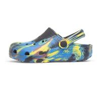 Shoe Zone - Boys Black Multi Marble Slip On EVA Clog - Size 1 UK - Black